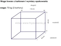 Activ A 210C PEDI Fotel kosmetyczny podologiczny, biały