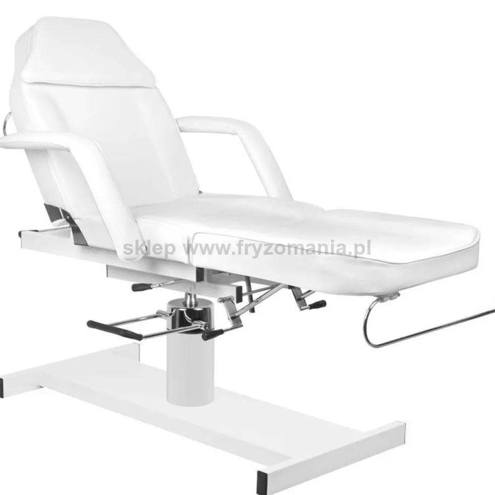 Activ A-210 D Fotel kosmetyczny hydrauliczny biały z kołyską