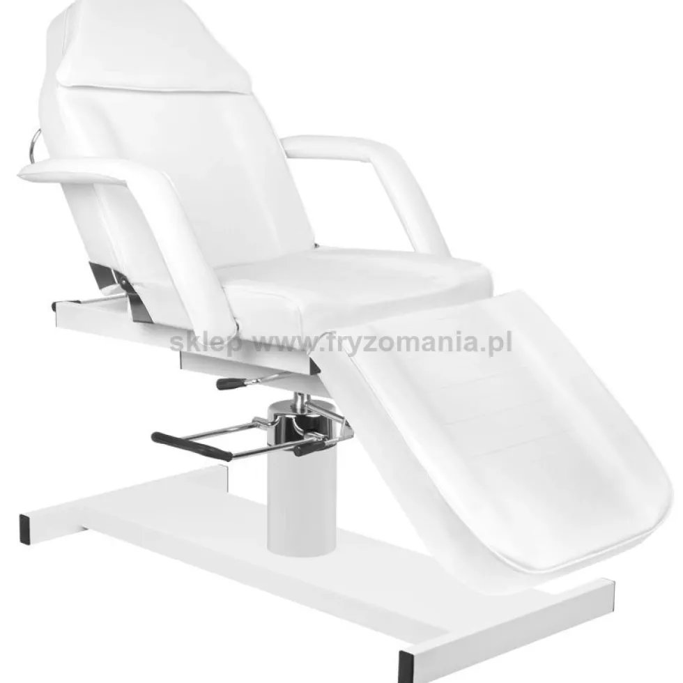 Activ A-210 D Fotel kosmetyczny hydrauliczny biały z kołyską