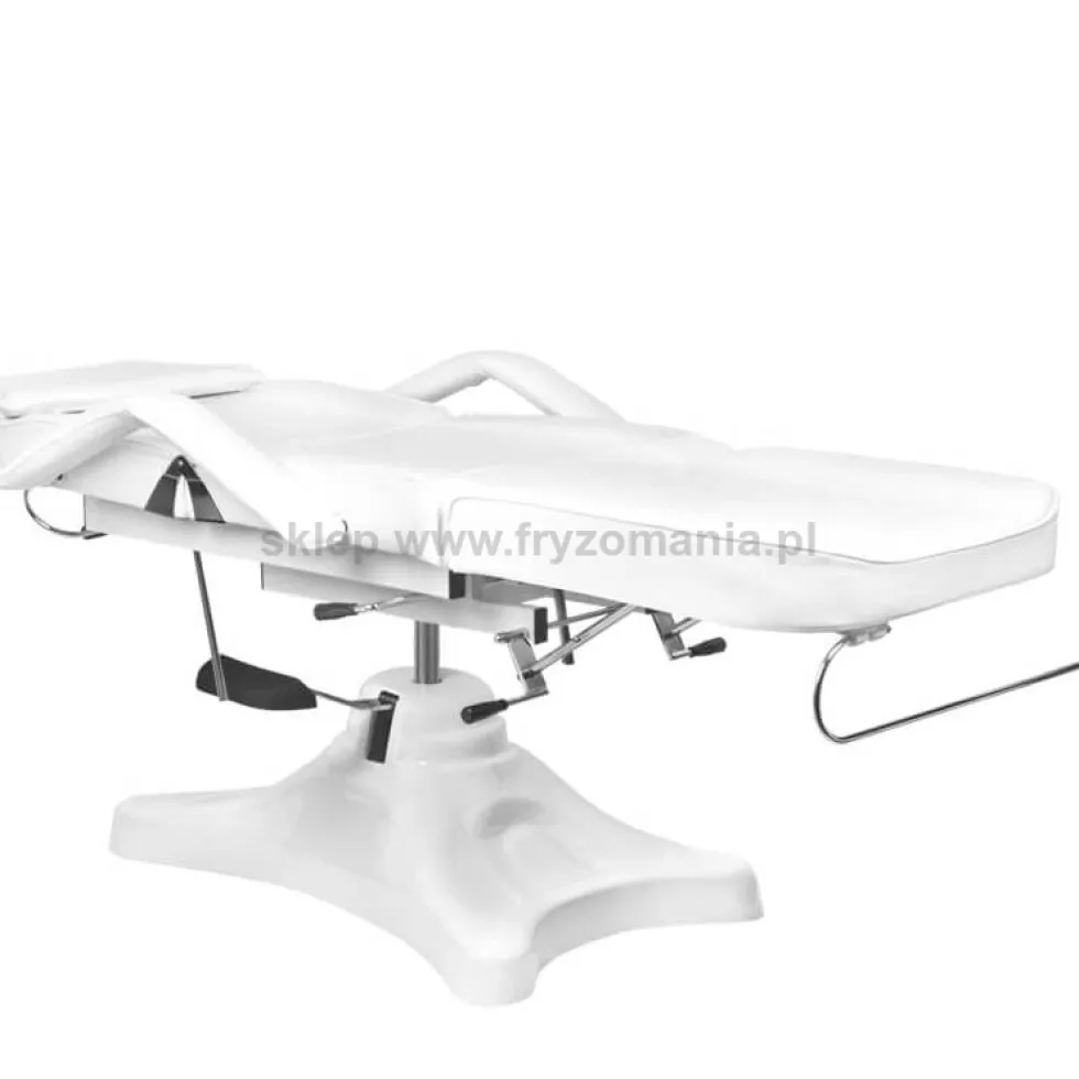 Activ A 234D Fotel kosmetyczny z kołyską, hydrauliczny biały