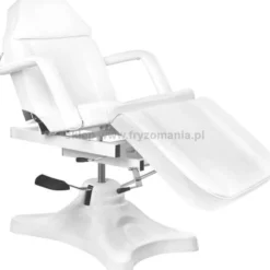 Activ A 234D Fotel kosmetyczny z kołyską, hydrauliczny biały