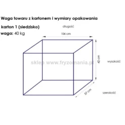Activ A-210 Fotel kosmetyczny hydrauliczny, biały