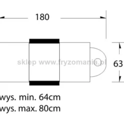 Activ A 210 Fotel kosmetyczny obrotowy czarny, hydrauliczny dostępny w 48h