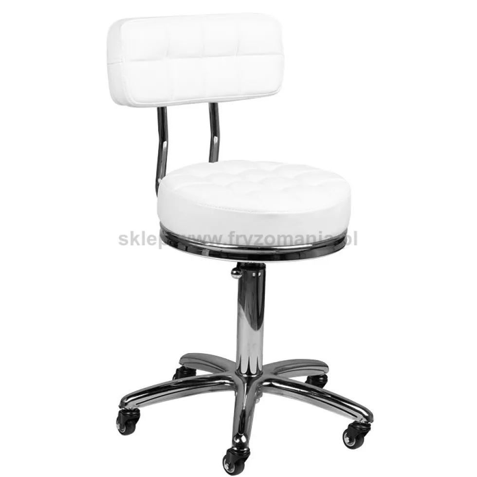 Activ AM-877 Taboret kosmetyczny, biały