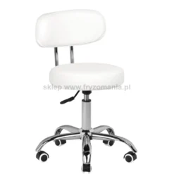 Activ A-007 Taboret kosmetyczny do pedicure biały dostępny w 48h
