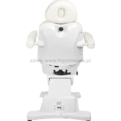 Activ AZZURRO 869A Fotel kosmetyczny, elektryczny, obrotowy, biały dostępny w 48h