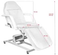 Activ AZZURRO 673A Fotel kosmetyczny elektryczny, biały dostępny w 48h