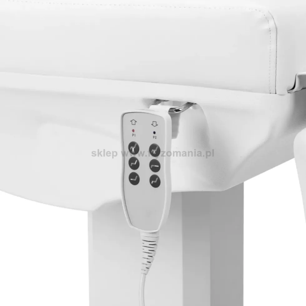 Activ Azzurro 803D Fotel kosmetyczny elektryczny biały, 3 siłowniki, dostępny w 48h