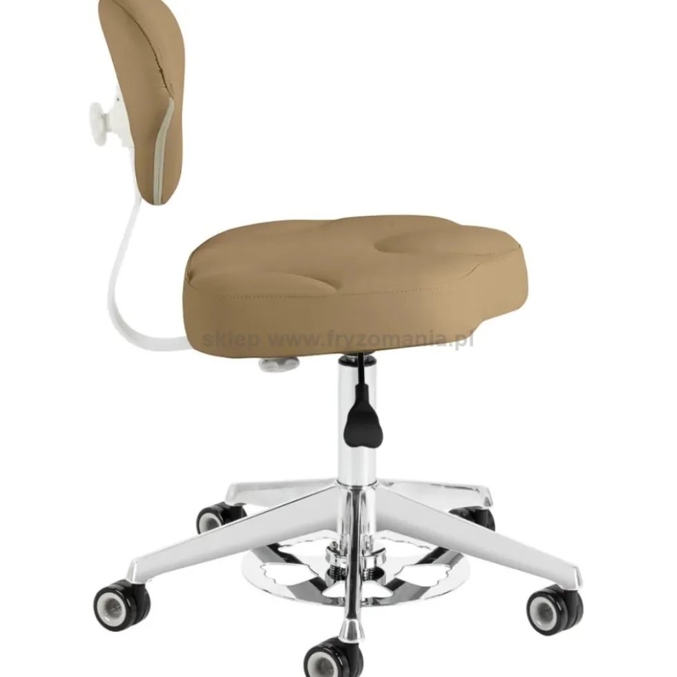 Activ Azzurro 156-F taboret kosmetyczny beżowy, dostępny w 48h