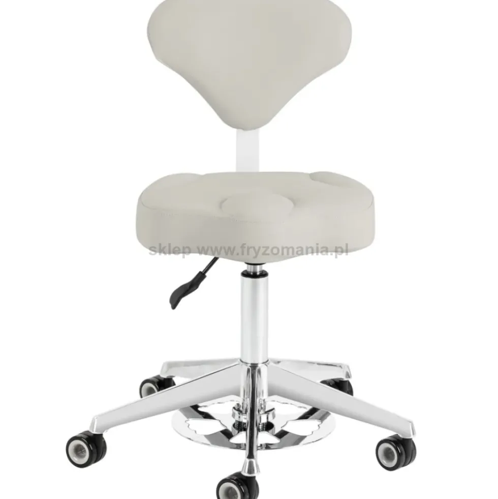 Activ Azzurro 156-F taboret kosmetyczny szary, dostępny w 48h