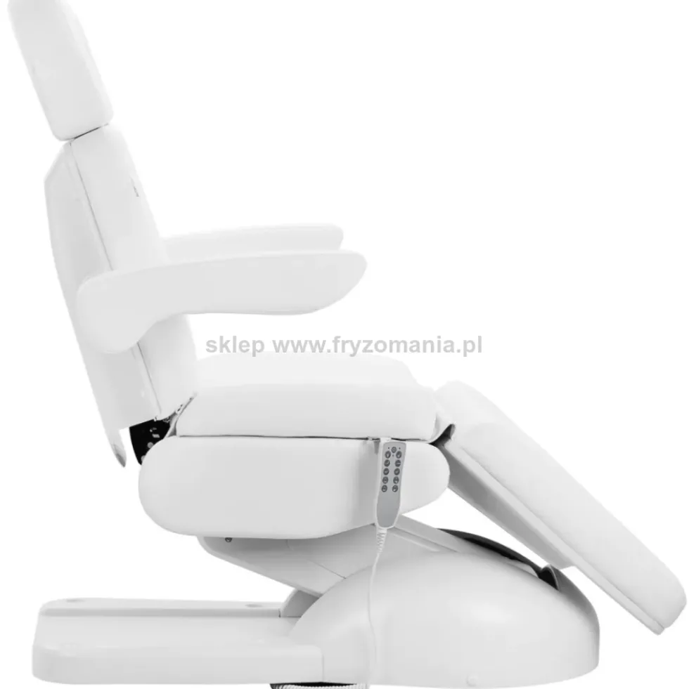 Activ Azzurro Lux Fotel kosmetyczny elektryczny biały, 5 siłowników, dostępny w 48h