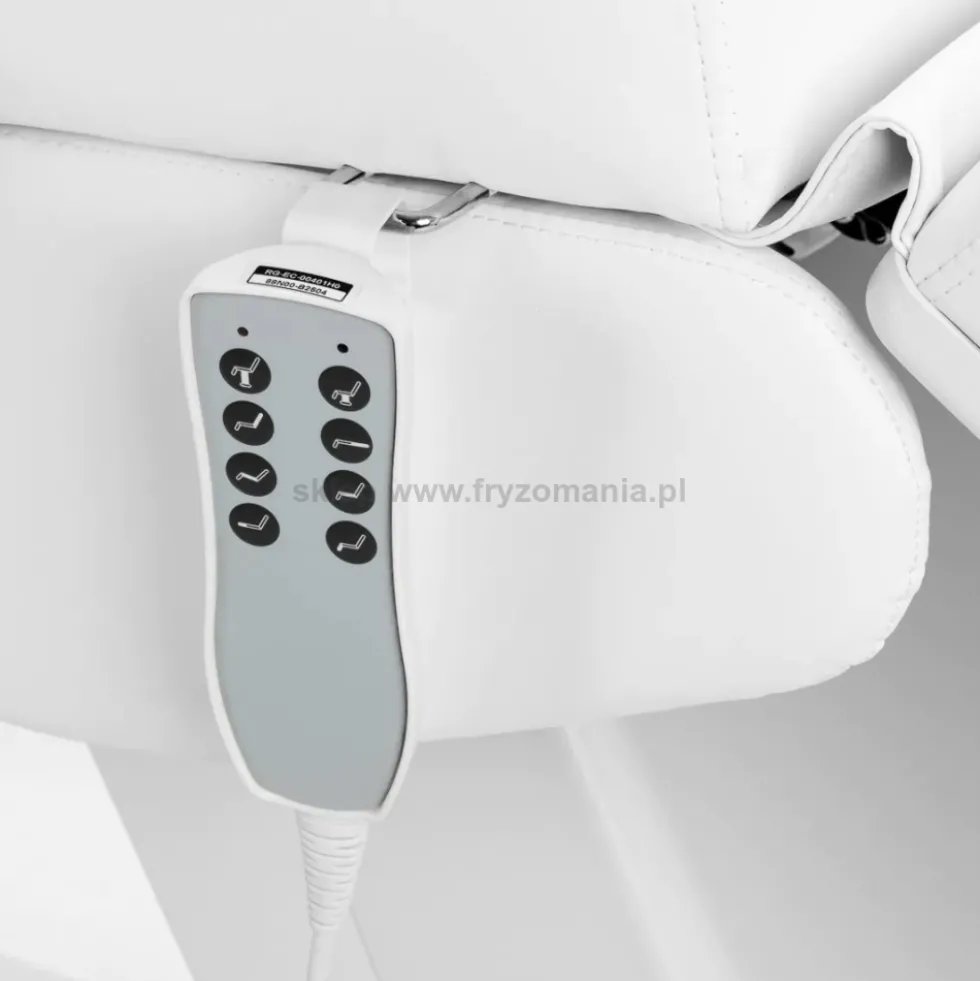 Activ Azzurro Lux Fotel kosmetyczny elektryczny z kołyską, biały, 4 siłowniki, dostępny w 48h