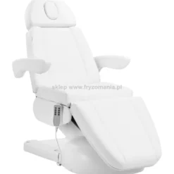 Activ Azzurro Lux Fotel kosmetyczny elektryczny z kołyską, biały, 4 siłowniki, dostępny w 48h