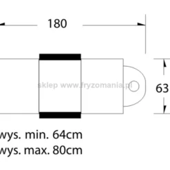 Activ Basic 210 Fotel kosmetyczny hydrauliczny biały