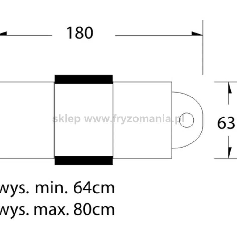 Activ Basic 210 Fotel kosmetyczny hydrauliczny biały
