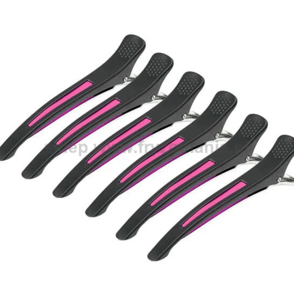 Activ E-13 Neon Mix Klamry fryzjerskie do włosów 11,5cm 6szt. (wysyłane losowo)