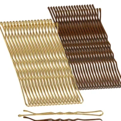 Activ E-64 Wsuwki fryzjerskie do włosów złote mix, 6cm 36szt.