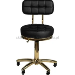 Activ Gold AM-961 Taboret kosmetyczny czarny