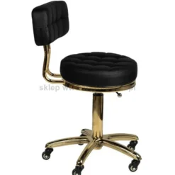 Activ Gold AM-961 Taboret kosmetyczny czarny