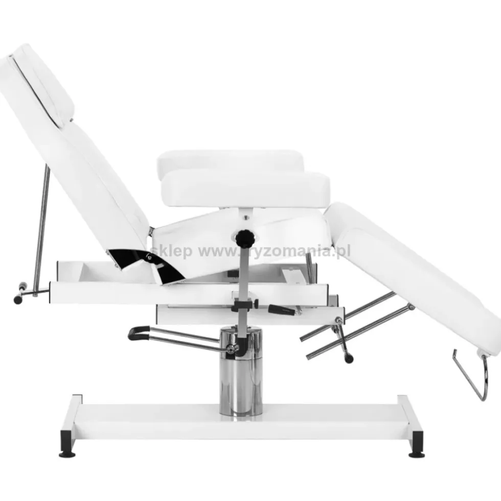Activ Sillon A 210DH Fotel kosmetyczny hydrauliczny, biały z funkcją kołyski, dostępny w 48h