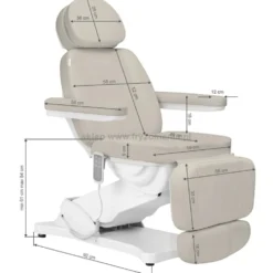 Activ Sillon Classic Fotel kosmetyczny elektryczny, Sea Salt, 3 siłowniki, dostępny w 48h