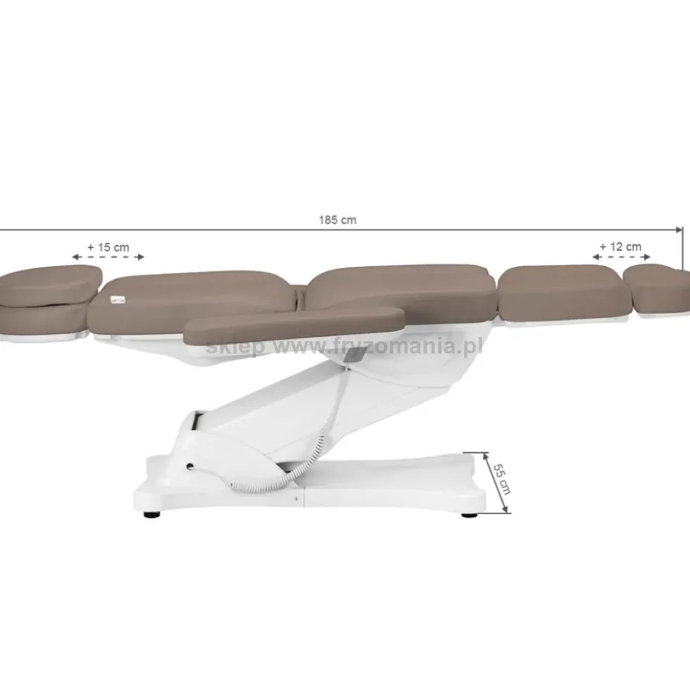Activ Sillon Classic Fotel kosmetyczny elektryczny, Modern Brown, 3 siłowniki, dostępny w 48h