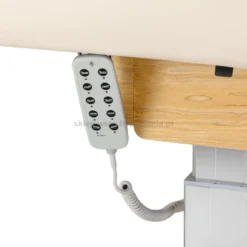 Activ Sillon Comfort Leżanka SPA kosmetyczna, kremowa z jasnobrązową podstawą, dostępna w 48H