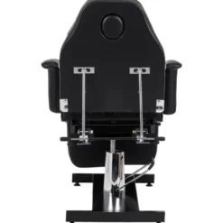 Activ Sillon 210 fotel kosmetyczny hydrauliczny, z kołyską i dzielonym podnóżkiem, czarny, dostępny w 48h