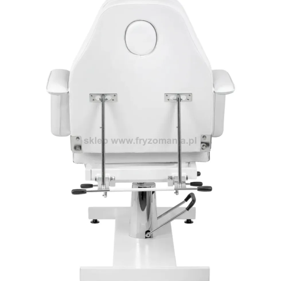 Activ Sillon 210 fotel kosmetyczny hydrauliczny, z kołyską i dzielonym podnóżkiem, biały, dostępny w 48h