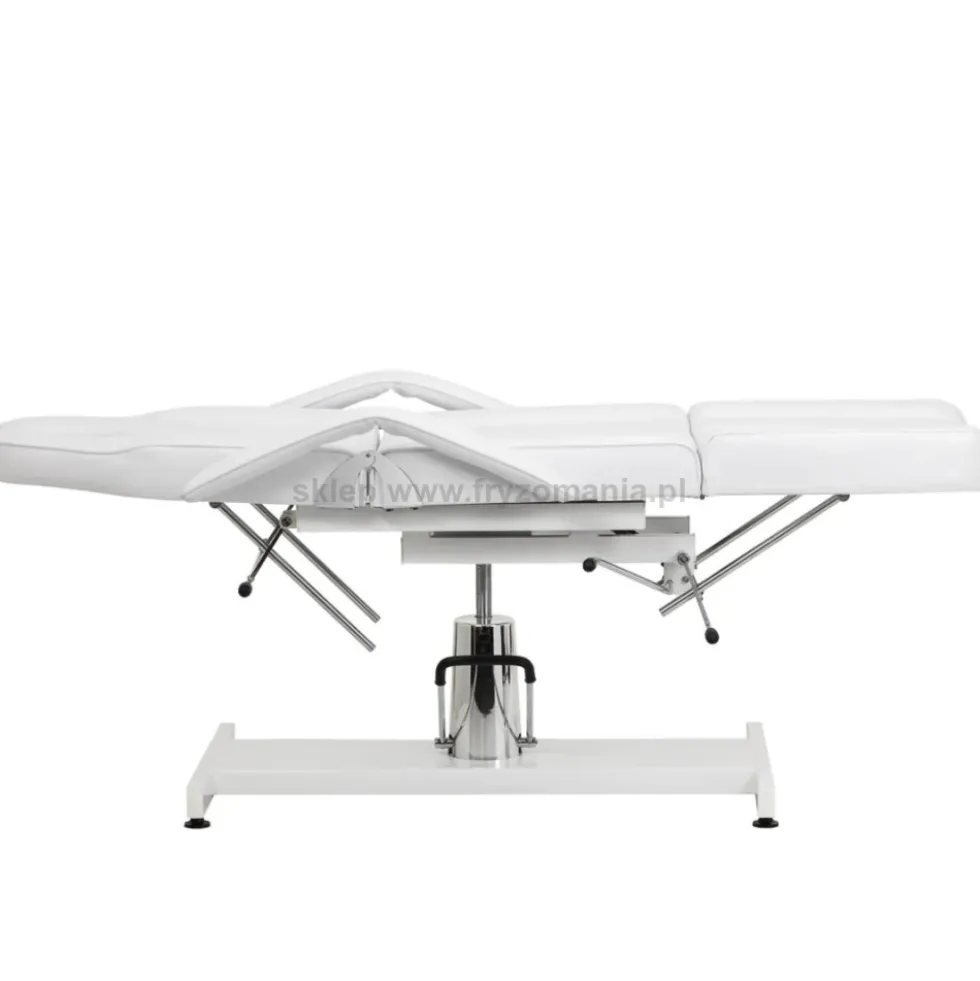 Activ Sillon 210 fotel kosmetyczny hydrauliczny, z kołyską i dzielonym podnóżkiem, biały, dostępny w 48h