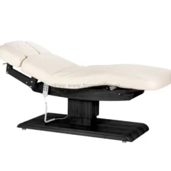 Activ Sillon Relax Leżanka SPA kosmetyczna, kremowa z czarną podstawą, dostępna w 48H