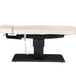 Activ Sillon Relax Leżanka SPA kosmetyczna, kremowa z czarną podstawą, dostępna w 48H
