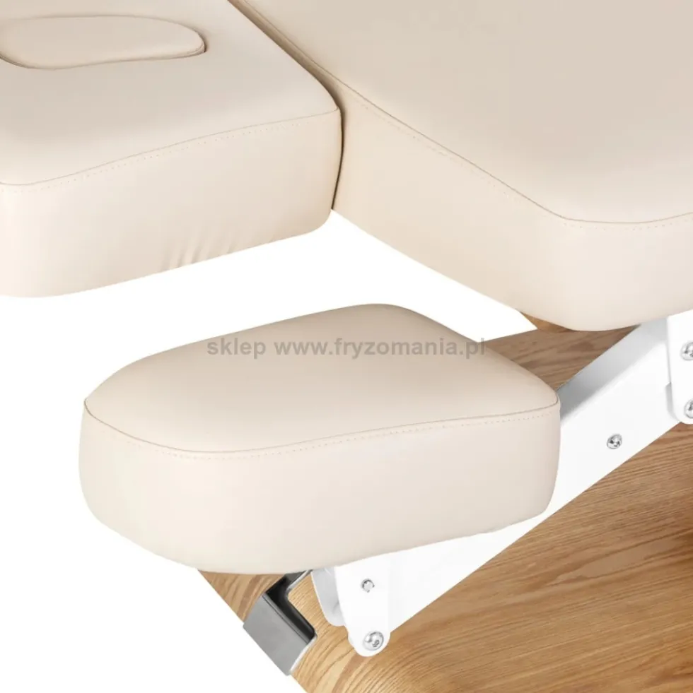 Activ Sillon Relax Leżanka SPA kosmetyczna, kremowa z jasnobrązową podstawą, dostępna w 48H