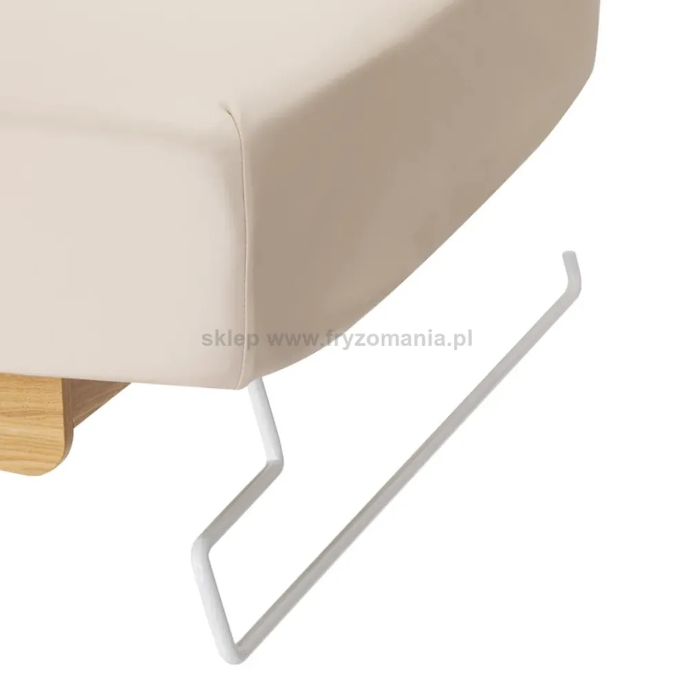 Activ Sillon Siesta Leżanka SPA kosmetyczna, kremowa z jasnobrązową podstawą, dostępna w 48H