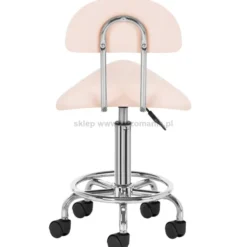 Activ 6001 Taboret kosmetyczny różowy, dostępny w 48H