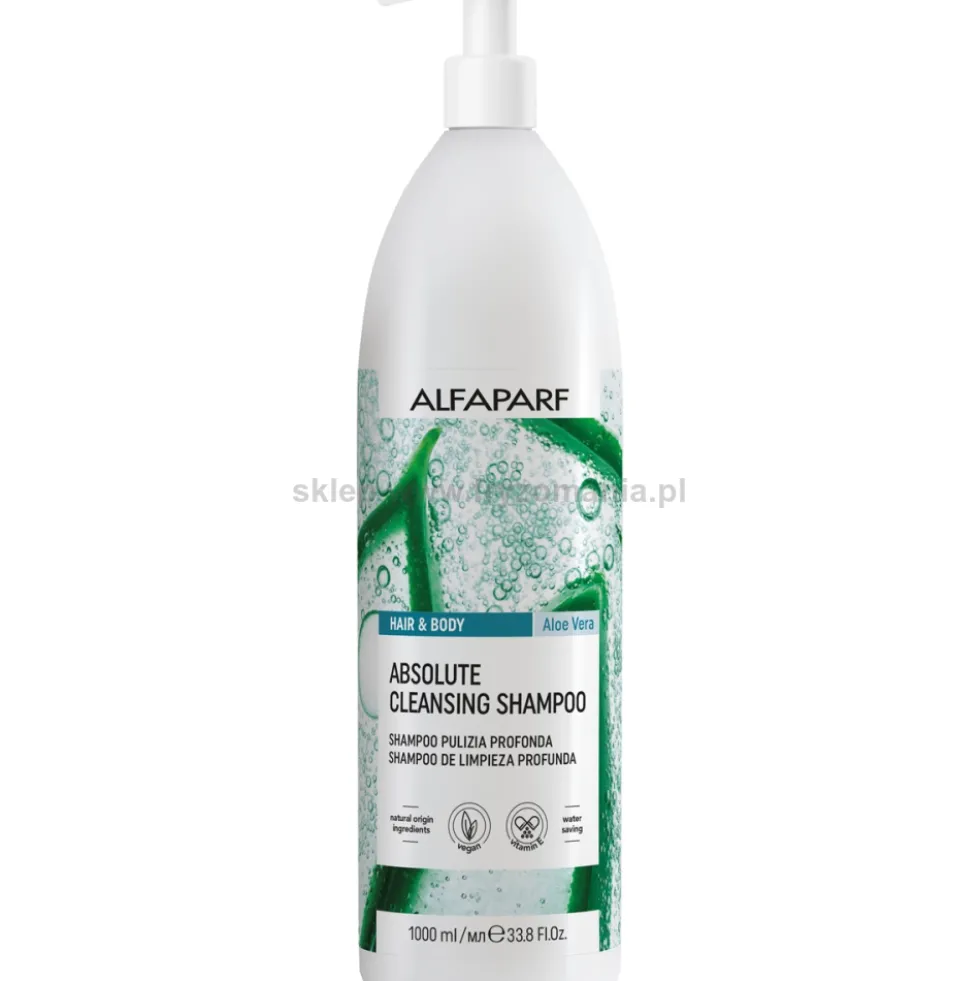 Alfaparf Hair&Body Absolute Cleasing Szampon oczyszczający do włosów i ciała 1000ml