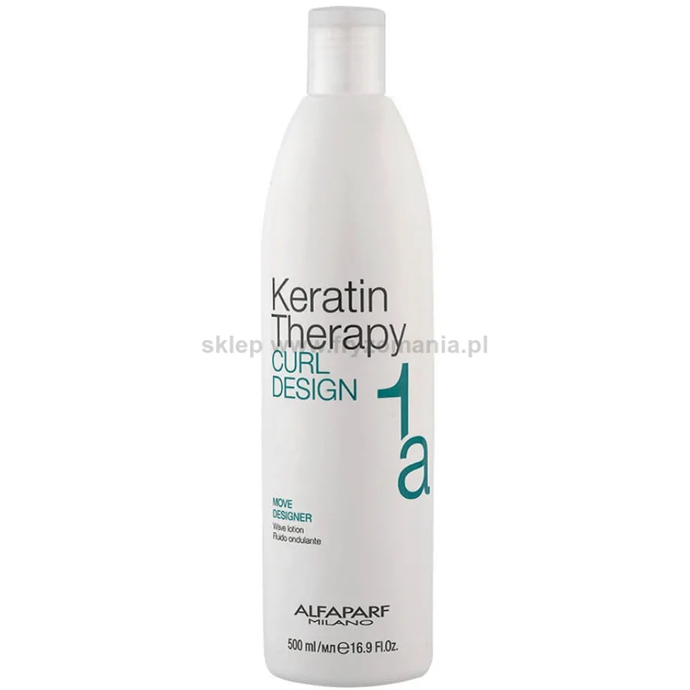 Alfaparf Keratin Therapy Curl Design 1a Fluid ondulujący do tworzenia loków i fal 500ml