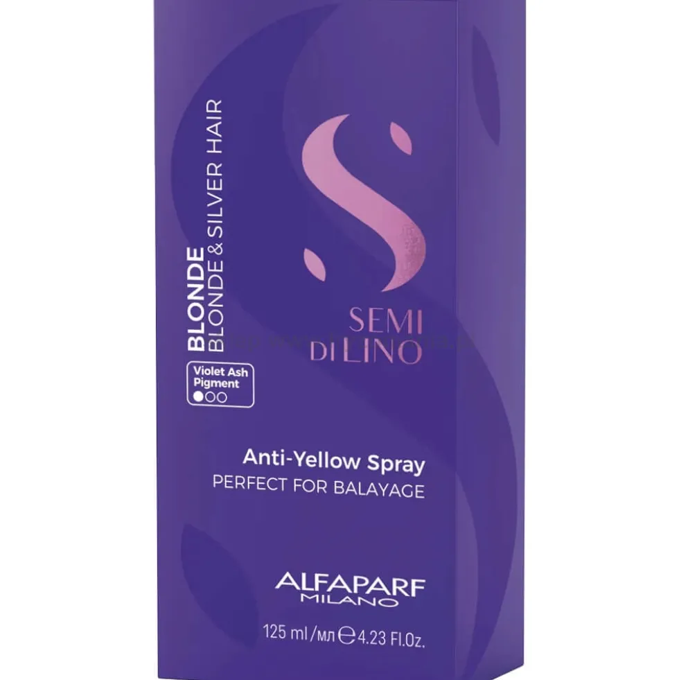 Alfaparf Semi Di Lino Blonde Anti-Yellow Spray do włosów blond i siwych 125ml