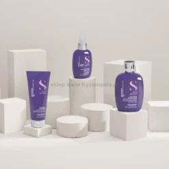 Alfaparf Semi Di Lino Blonde Anti-Yellow Szampon neutralizujący żółte odcienie do włosów blond i siwych 250ml