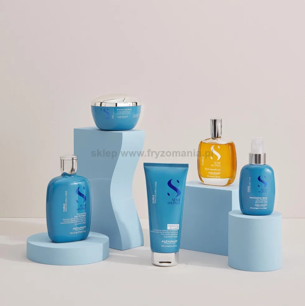 Alfaparf Semi Di Lino Curls Wavy&Curly Hair Maska wzmacniająca i definiująca do włosów kręconych i falowanych 200ml