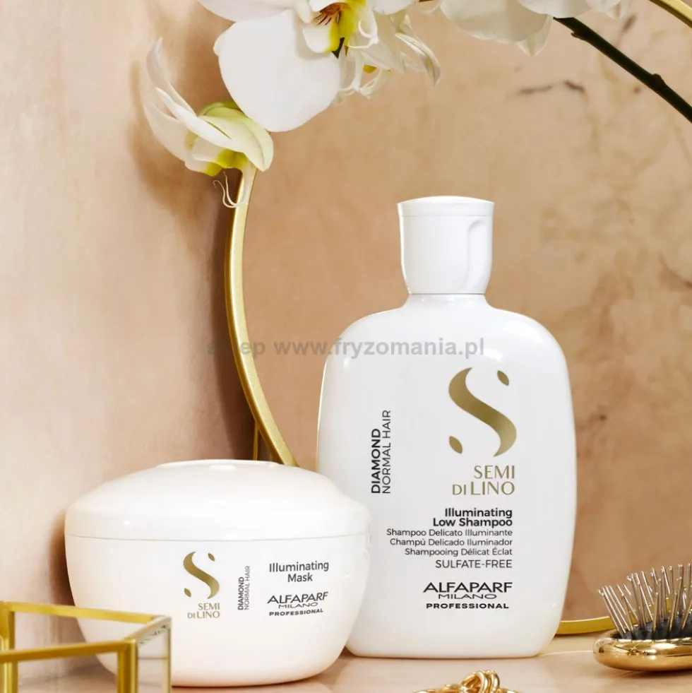 Alfaparf Semi Di Lino DIAMOND szampon rozświetlający do włosów normalnych 250ml