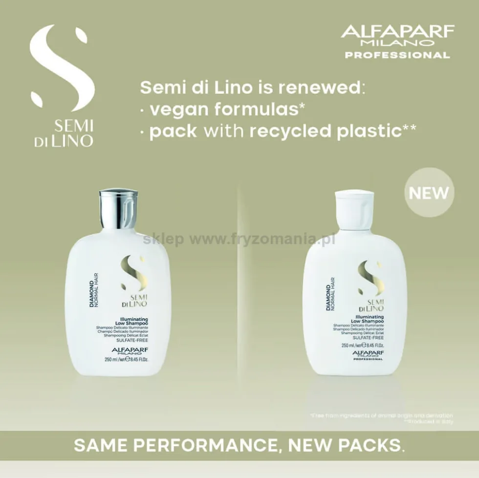 Alfaparf Semi Di Lino DIAMOND szampon rozświetlający do włosów normalnych 250ml