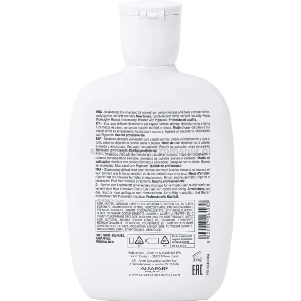 Alfaparf Semi Di Lino DIAMOND szampon rozświetlający do włosów normalnych 250ml