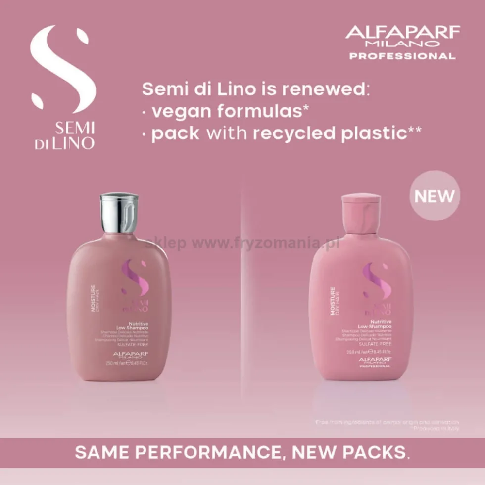 Alfaparf Semi Di Lino MOISTURE szampon nawilżający do włosów mocno odwodnionych 250ml