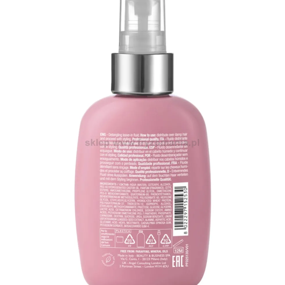 Alfaparf Semi Di Lino MOISTURE fluid nawilżający do włosów mocno odwodnionych 125ml