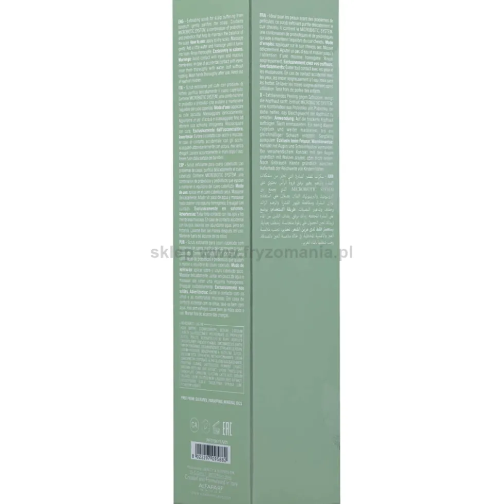 Alfaparf Semi Di Lino Scalp Rebalance Dandruff Peeling delikatnie złuszczający do skóry głowy 150ml