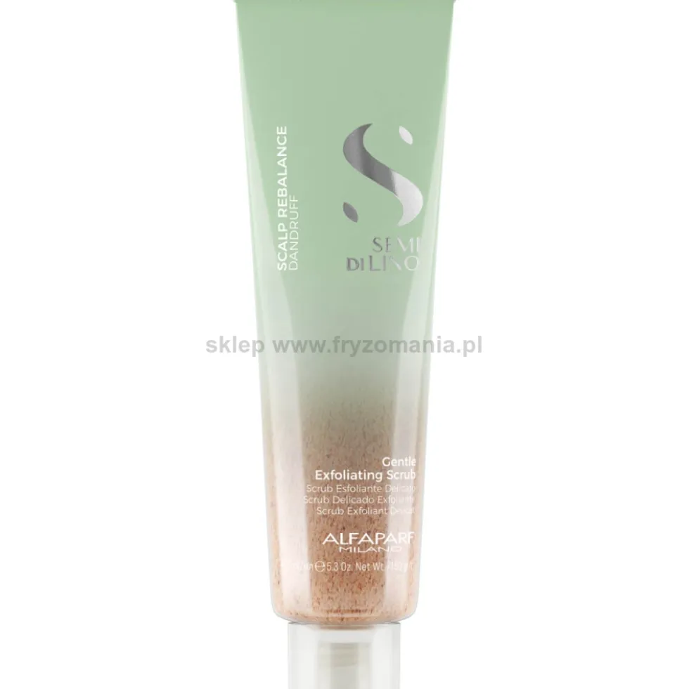 Alfaparf Semi Di Lino Scalp Rebalance Dandruff Peeling delikatnie złuszczający do skóry głowy 150ml