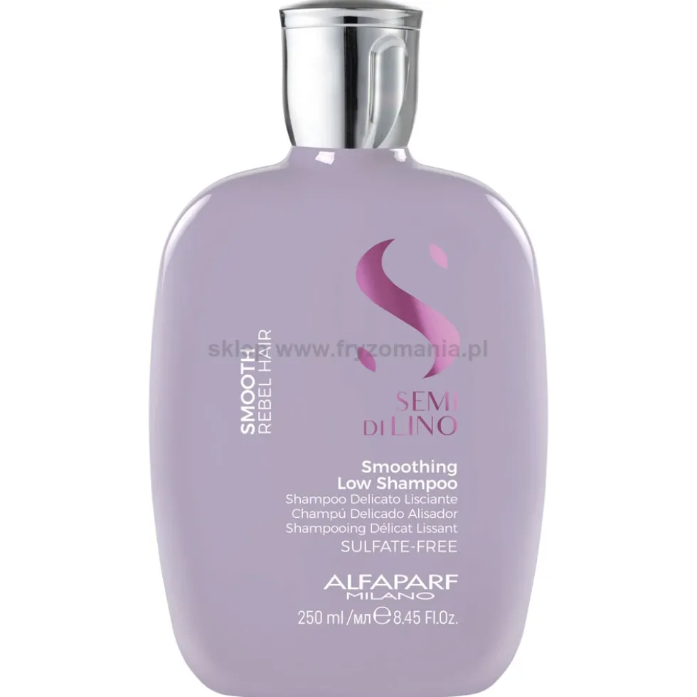 Alfaparf Semi Di Lino Smooth Szampon wygładzający do włosów niezdyscyplinowanych 250ml