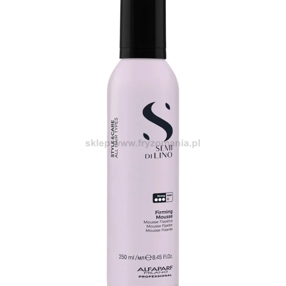 Alfaparf Semi Di Lino Style&Care Firming Pianka do stylizacji włosów, mocne utrwalenie 250ml