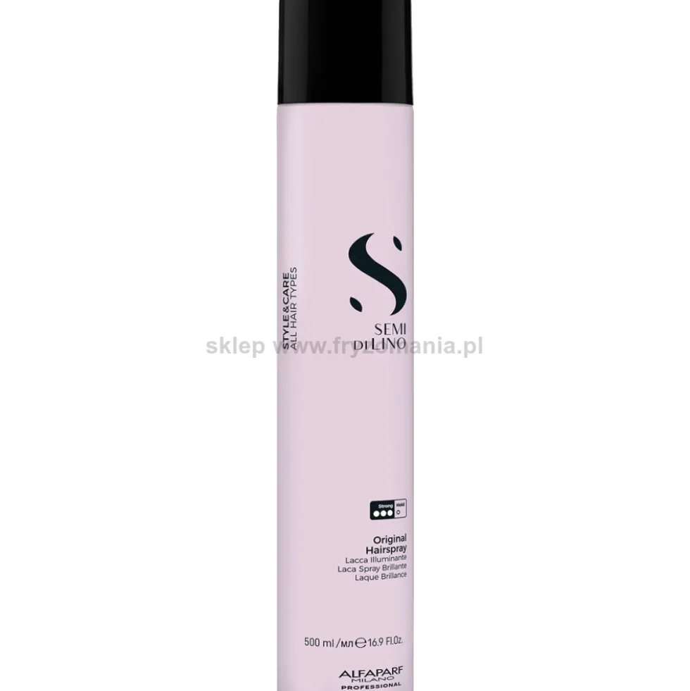 Alfaparf Semi Di Lino Style&Care Original Lakier do włosów, mocny 500ml